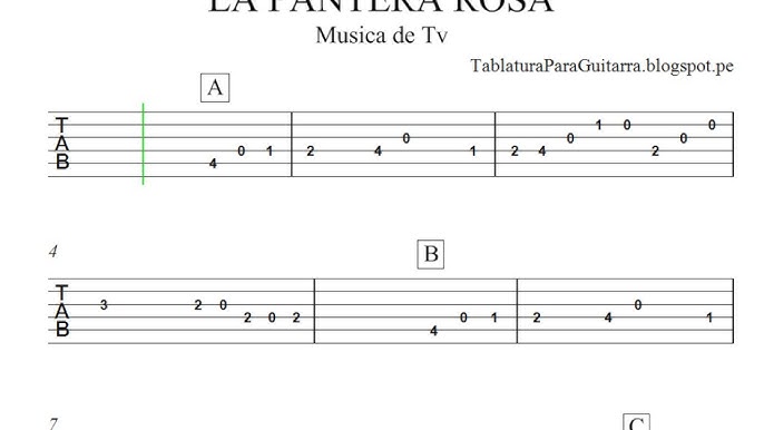 pantera rosa tab