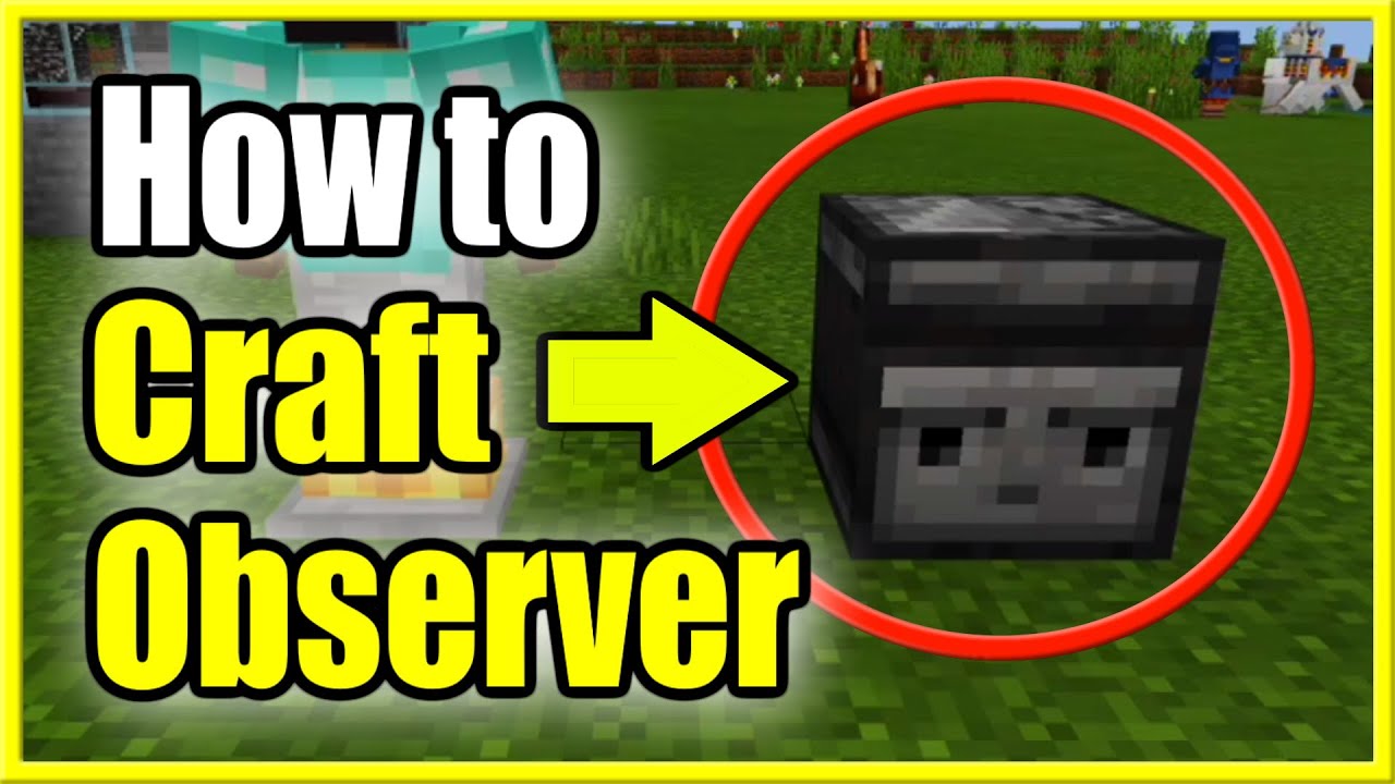 minecraft observer recipe