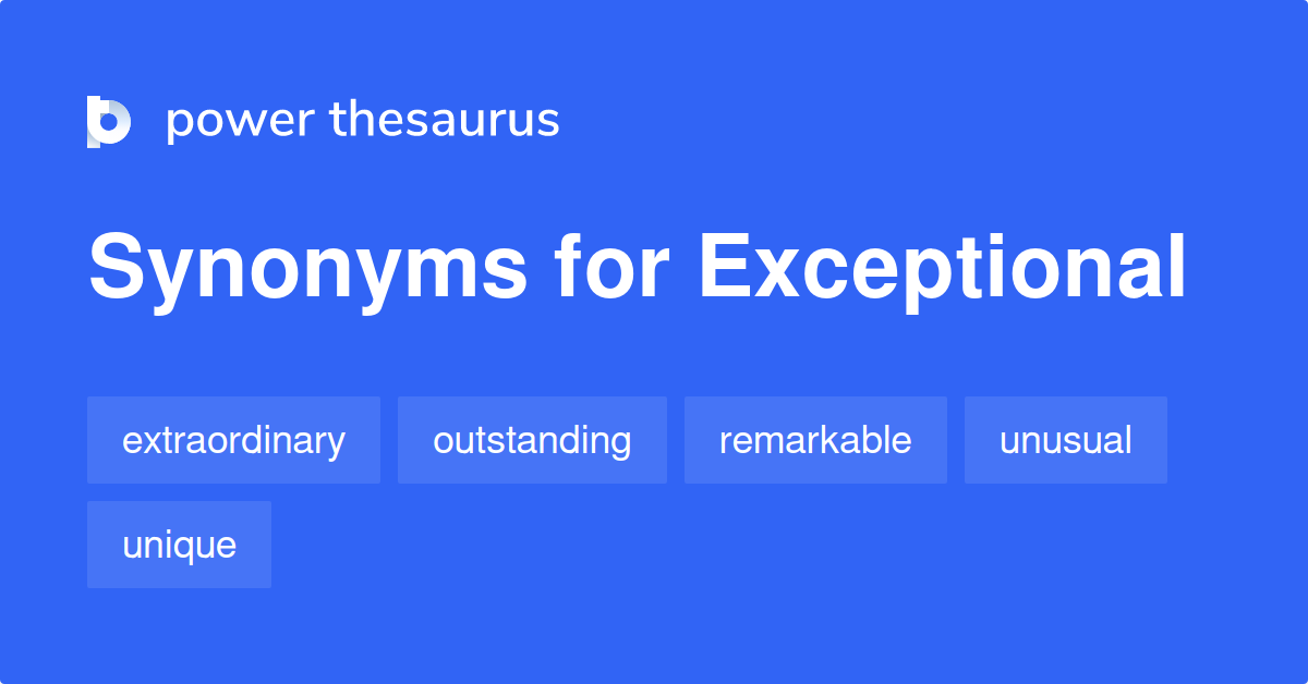 exceptional synonyms