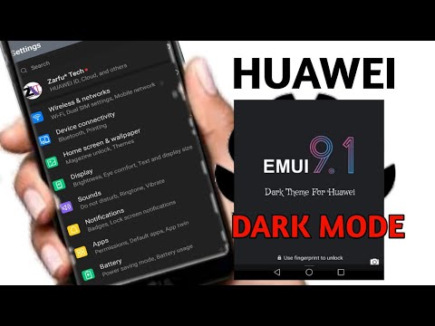 huawei mate 10 pro karanlık mod