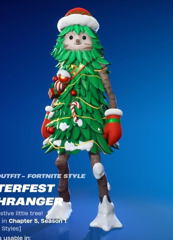 fortnite christmas skins 2023