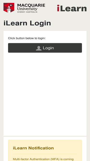 ilearn mq login