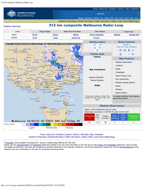 melbourne weather radar 512