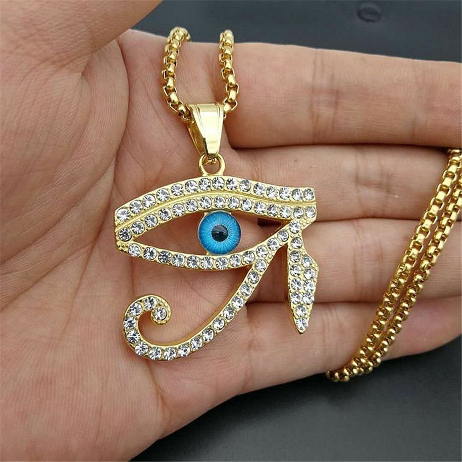 egyptian evil eye pendant