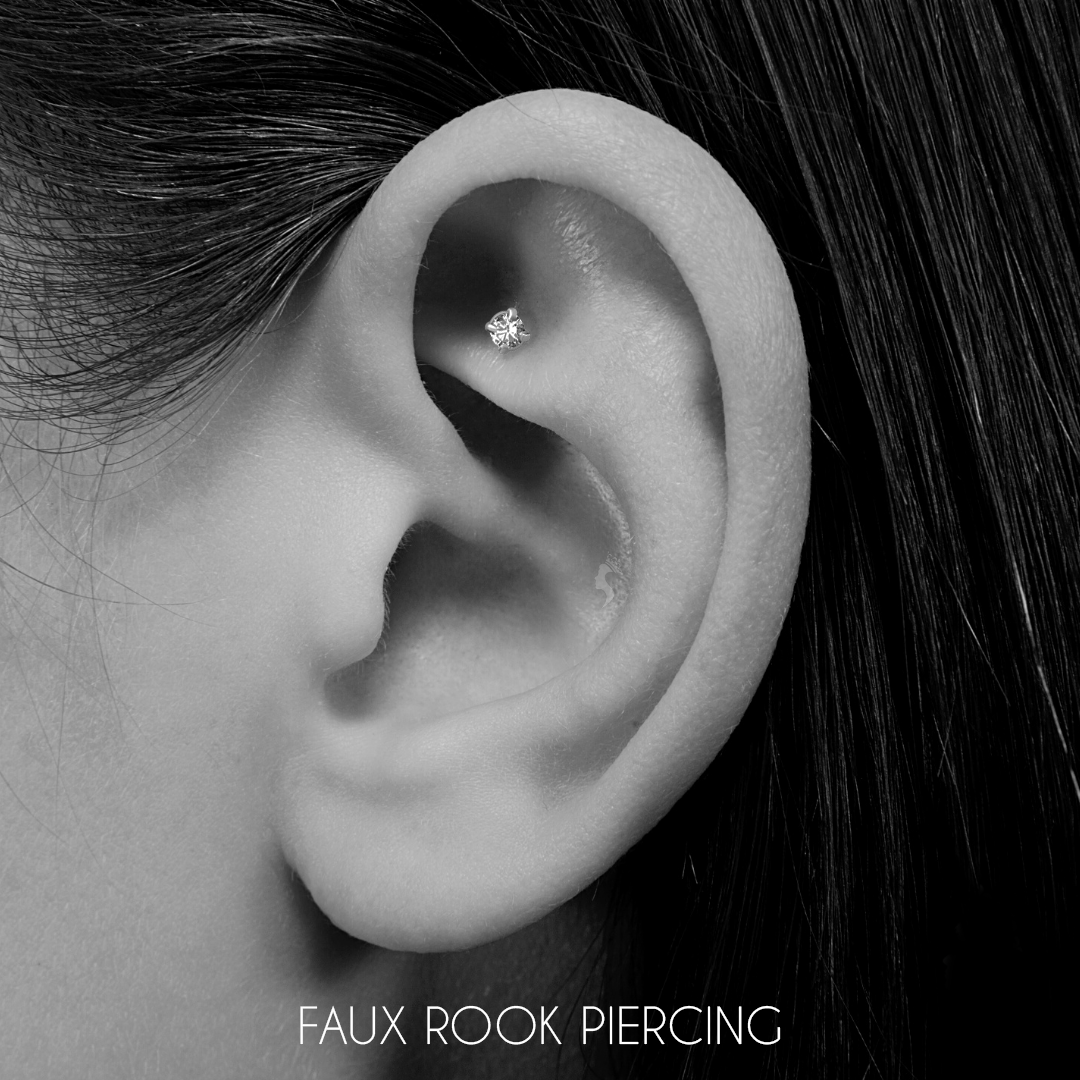 faux rook piercing