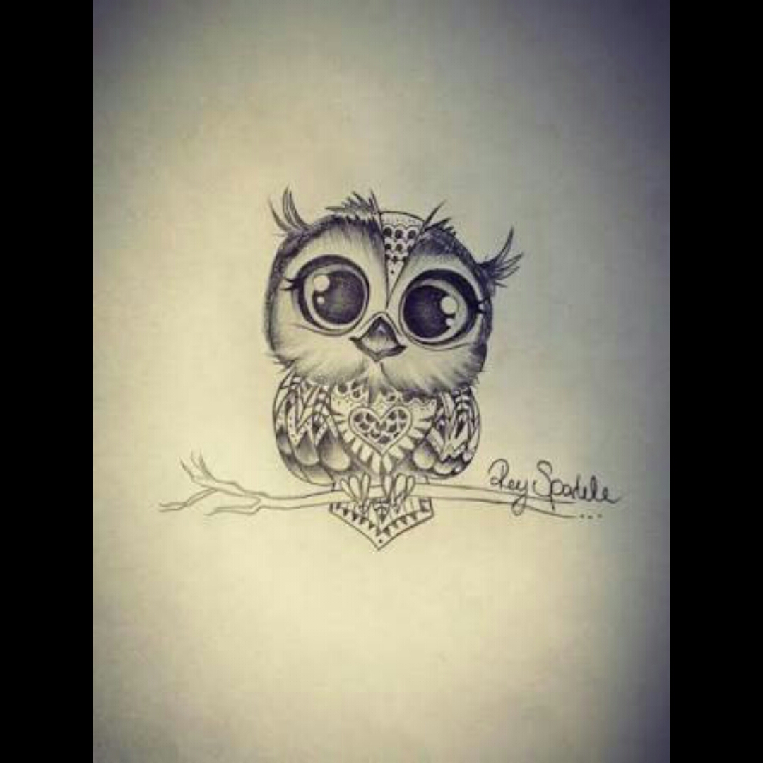 little owl tattoo