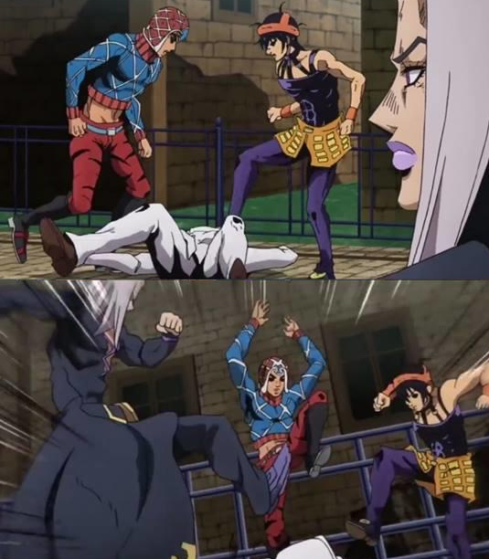 jojo kicking meme