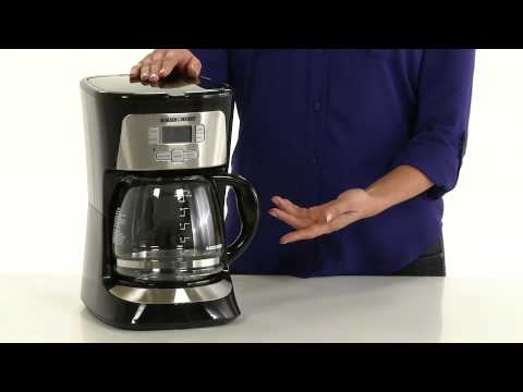 how to use black decker coffee maker