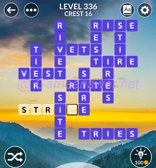 wordscapes level 336