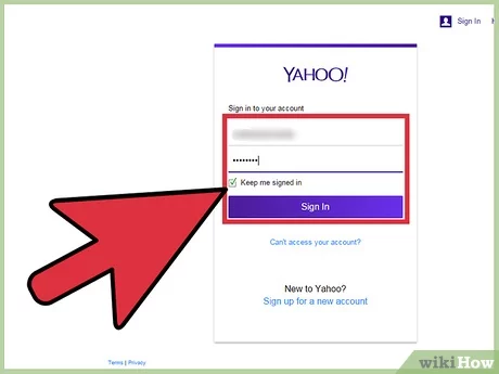 login into yahoo email