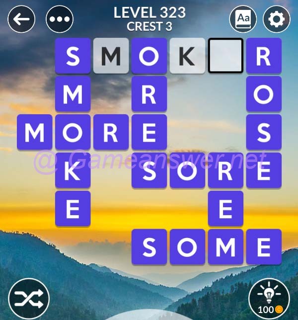 wordscapes puzzle 323