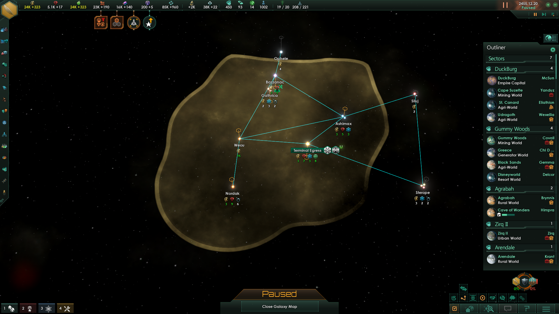 l cluster stellaris