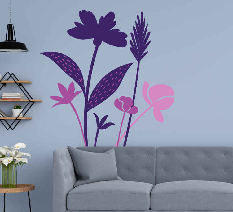 purple wall stickers