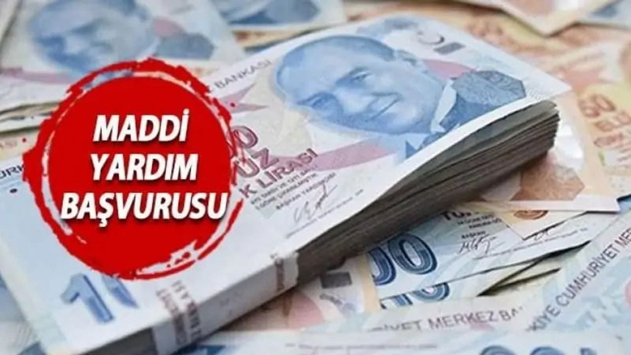 maddi yardım başvurusu