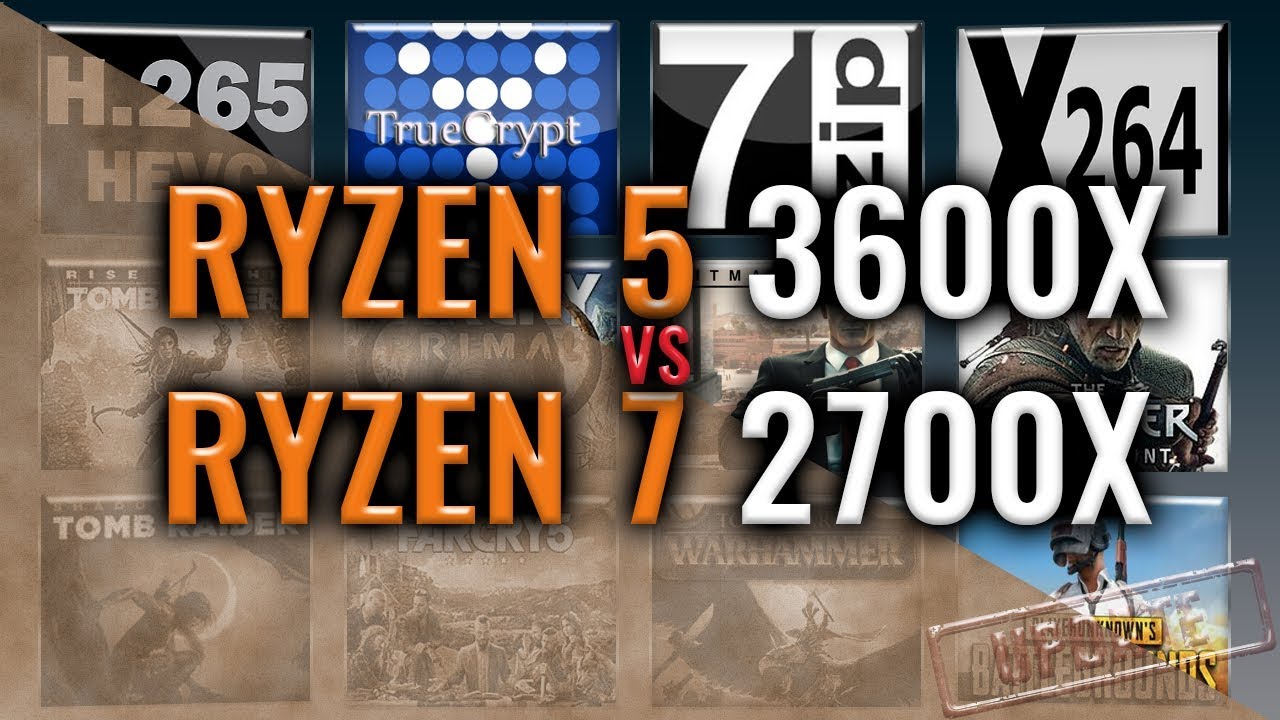 amd ryzen 5 3600x vs ryzen 7 2700x