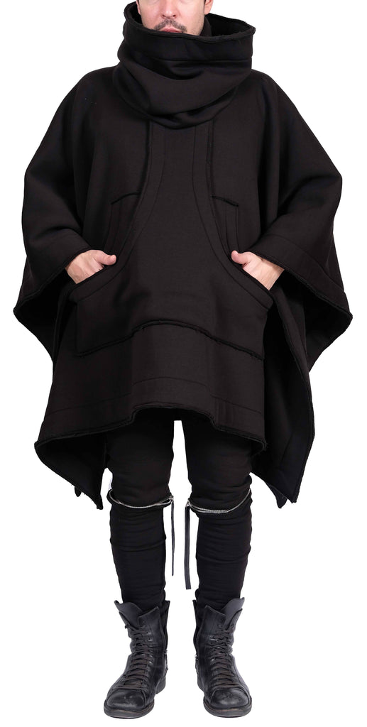 hooded sweatshirt poncho