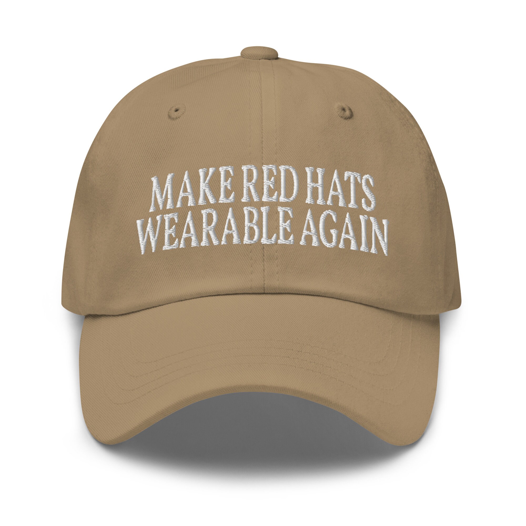 make red hats wearable again