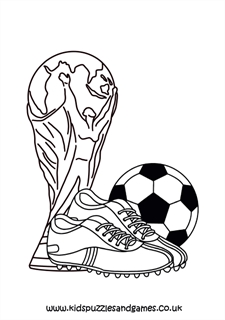 football colouring pages