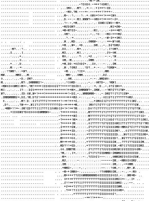 ascii photo generator