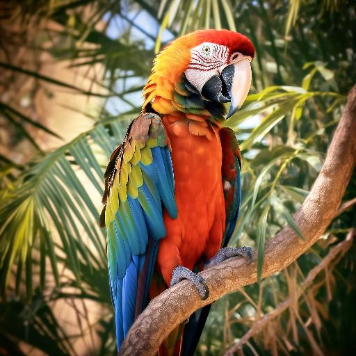 tropical parrot crossword clue