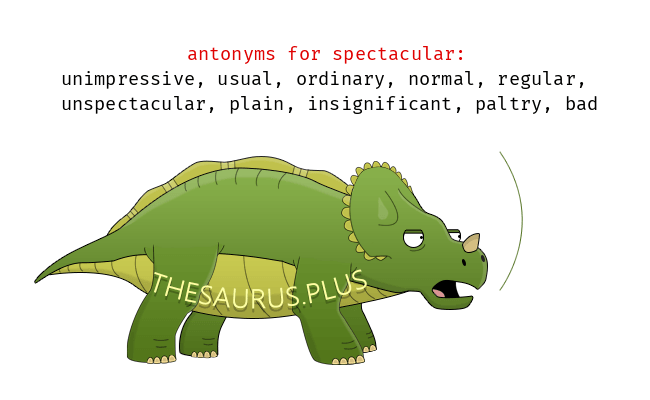 spectacular antonym