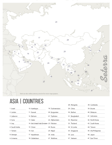 seterra asia map quiz