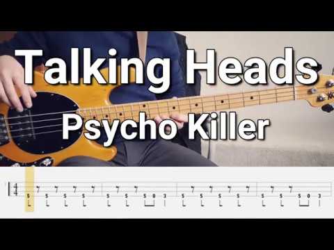 psycho killer bass tab