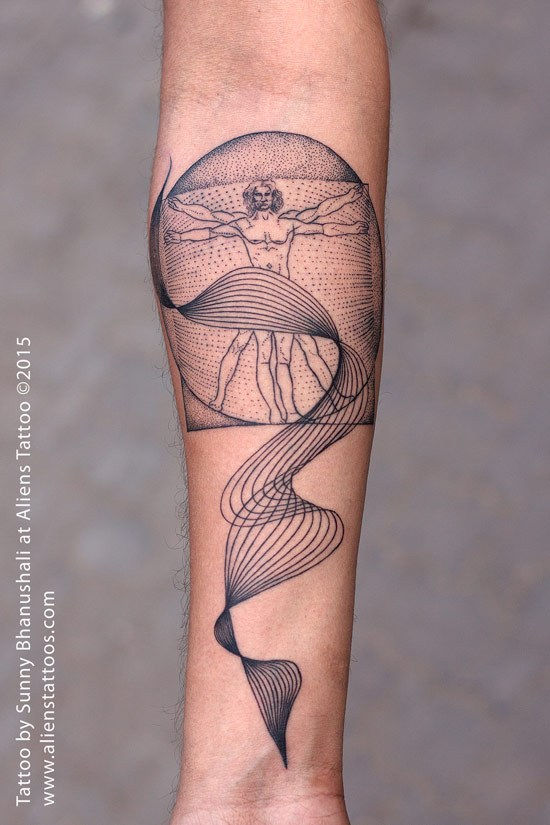 geometric tattoos for men