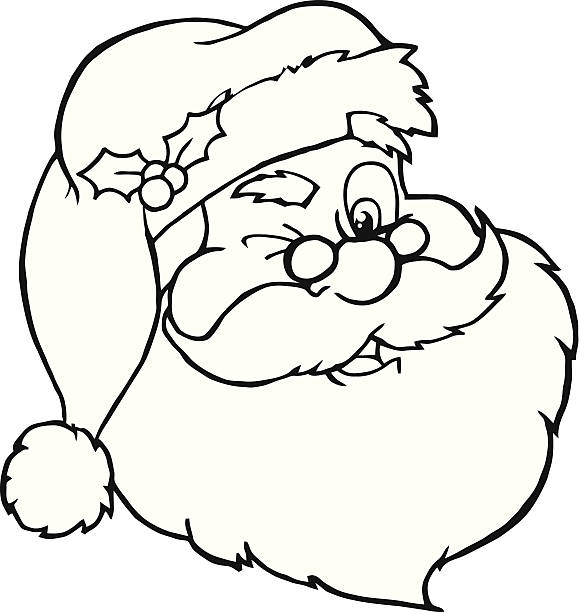 christmas clip art free black and white