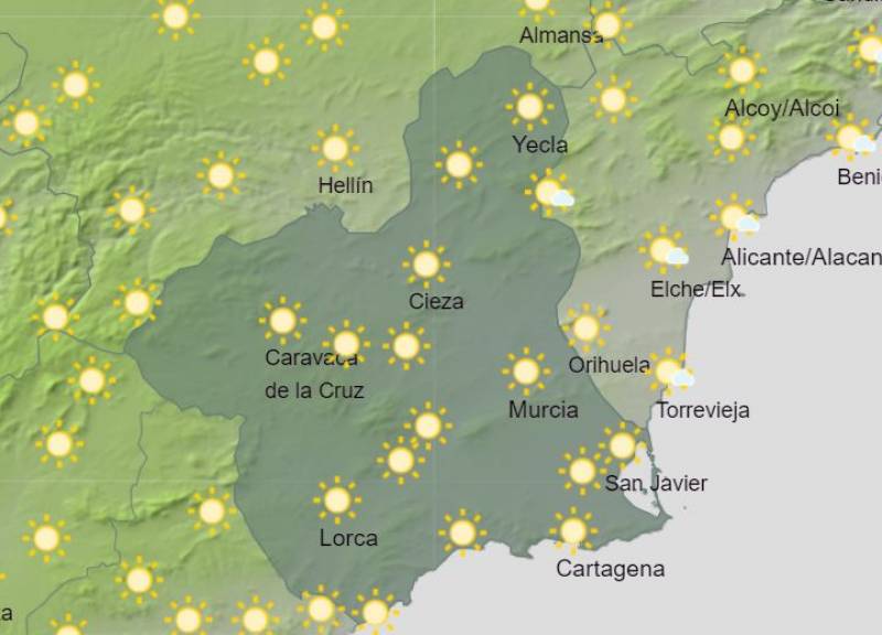 murcia 14 day forecast