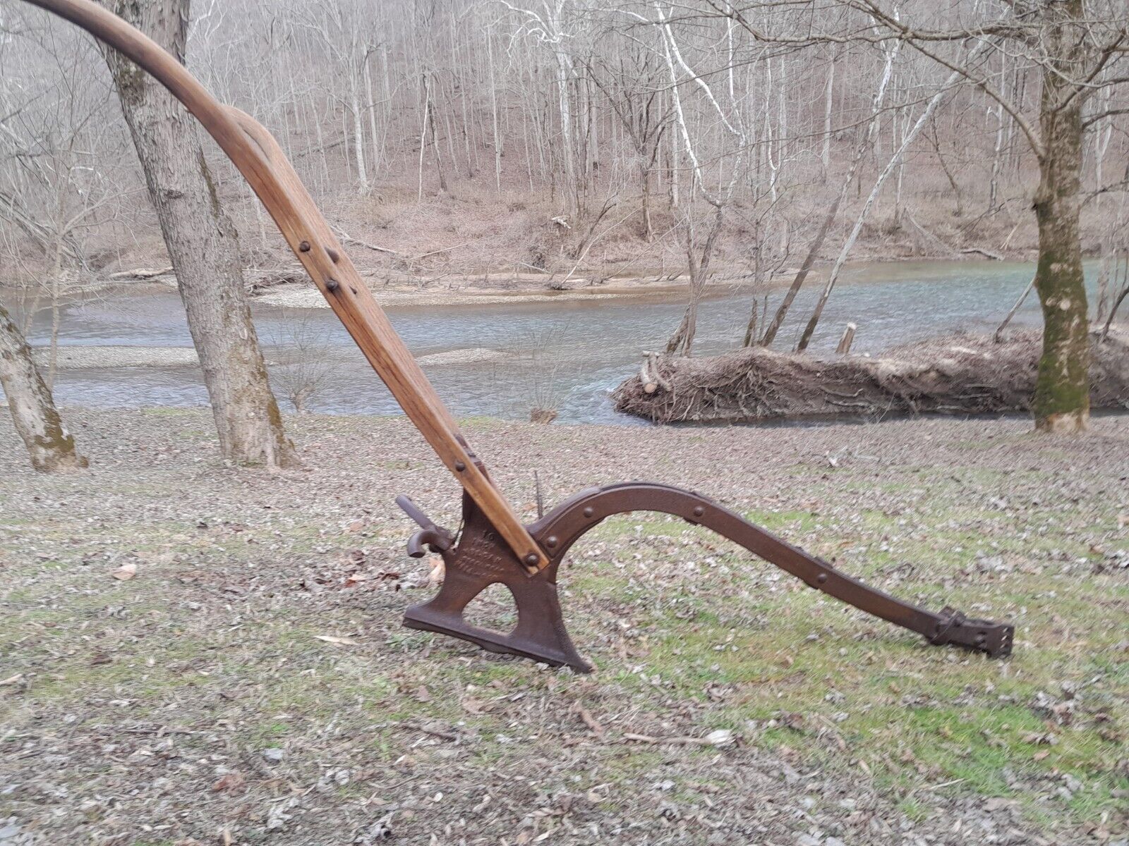 vintage horse drawn plow