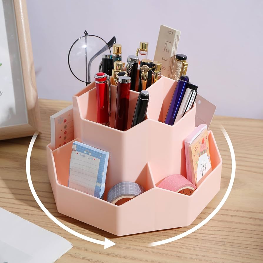 rotating desk organizer