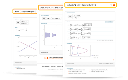 wolfram alpha equation solver