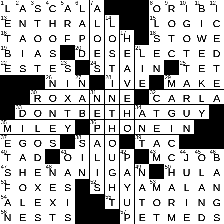 crossword verdi opera