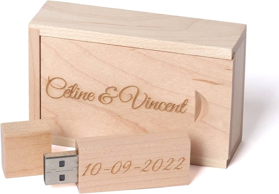 wedding pen drive box