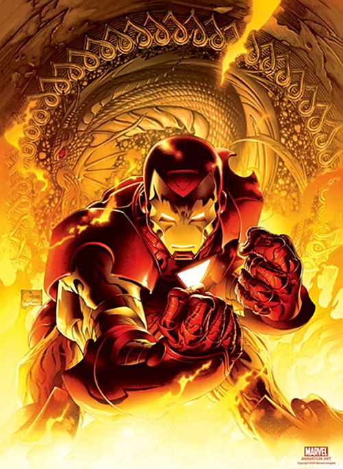 cartoon iron man movie