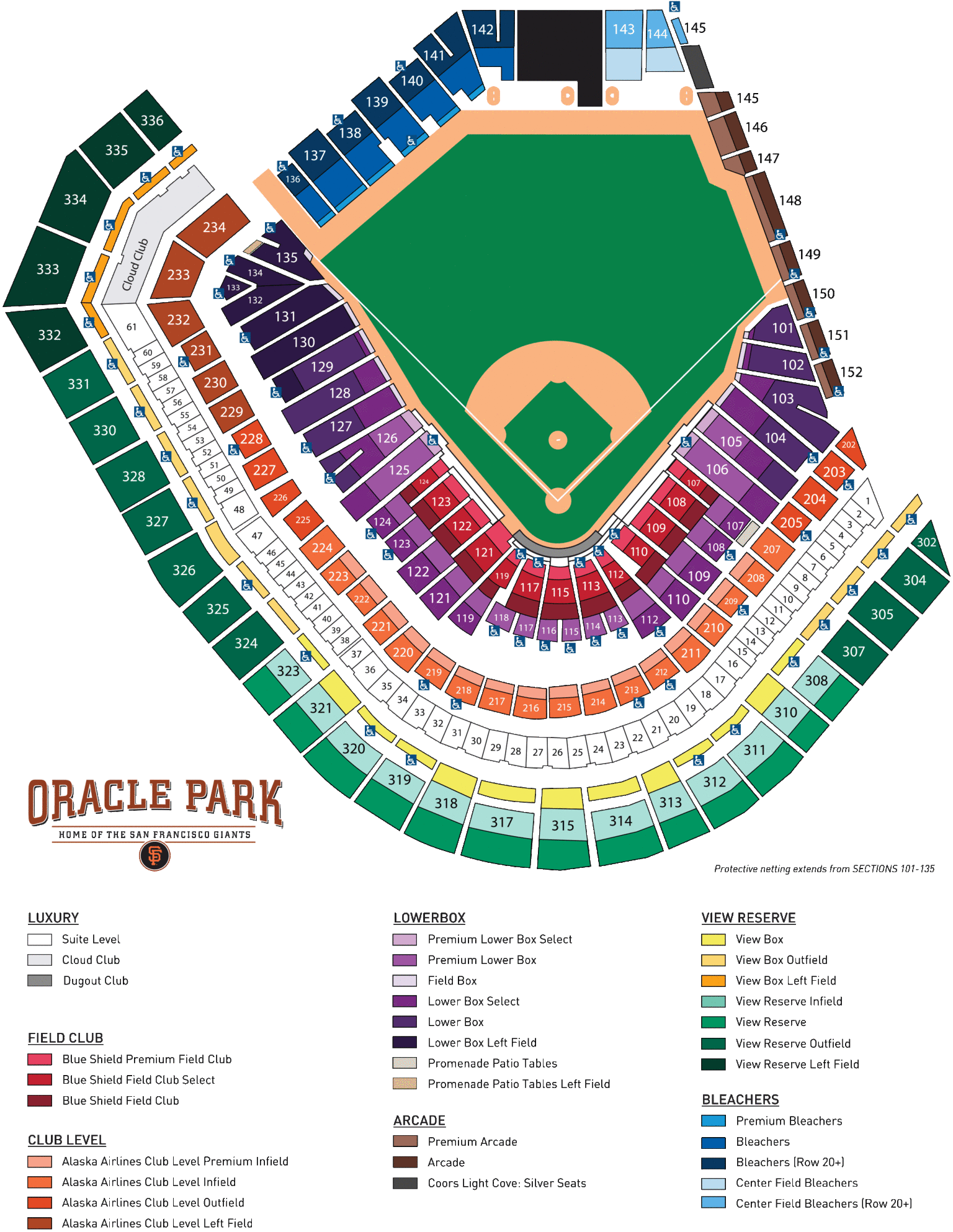 giants stadium seating chart