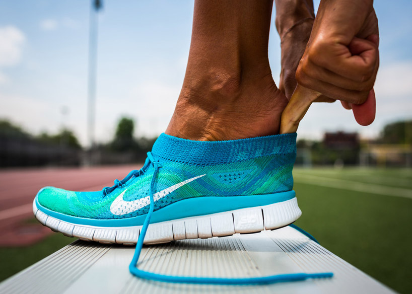 nike free flyknit running shoes