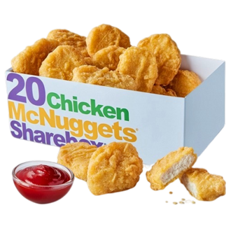 calories in 20 nuggets mcdonalds