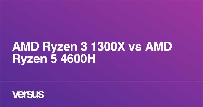 ryzen 3 1300x vs ryzen 5