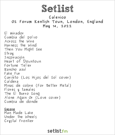 calexico setlist