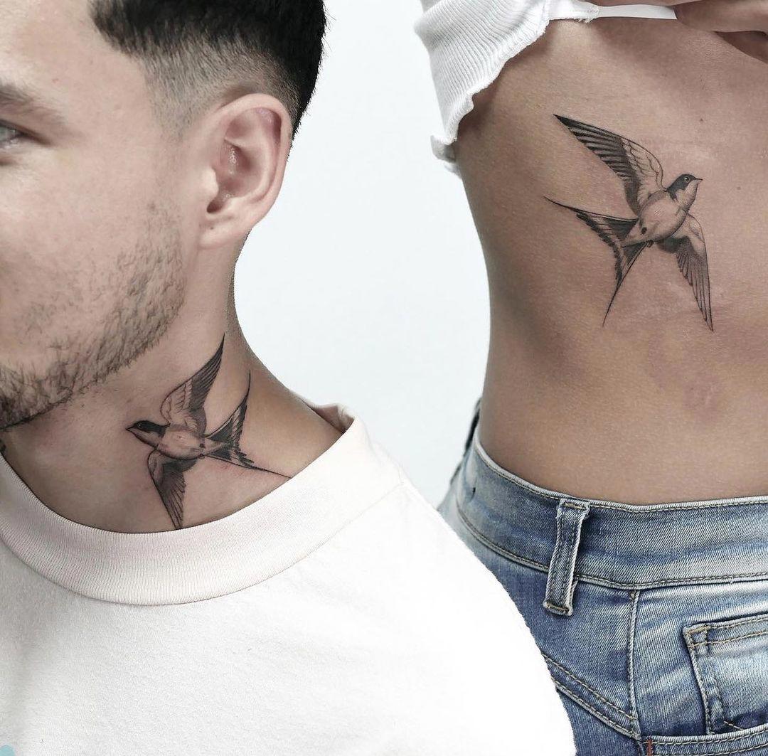 diseños tatuajes en el cuello para hombres