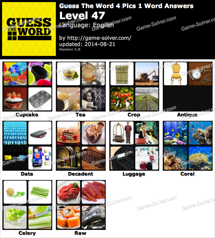 4 pics 1 word level 47