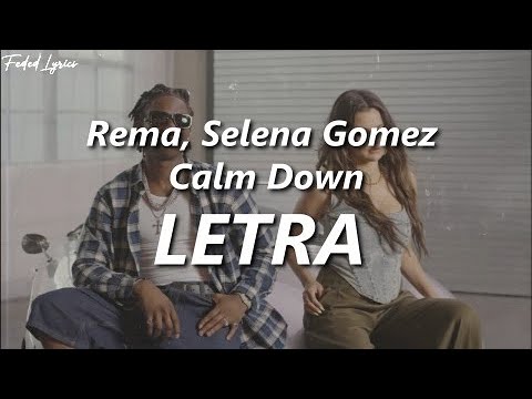 letra calm down español