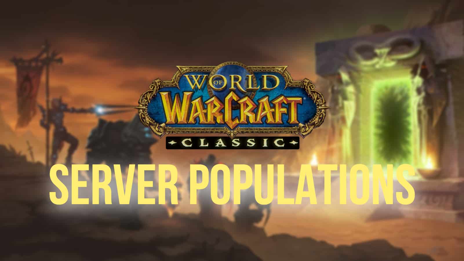 wotlk classic server population