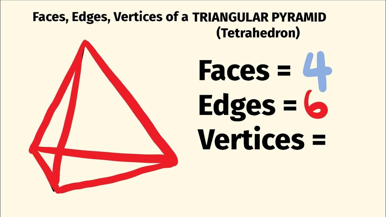 how many edges does a triangular based pyramid have