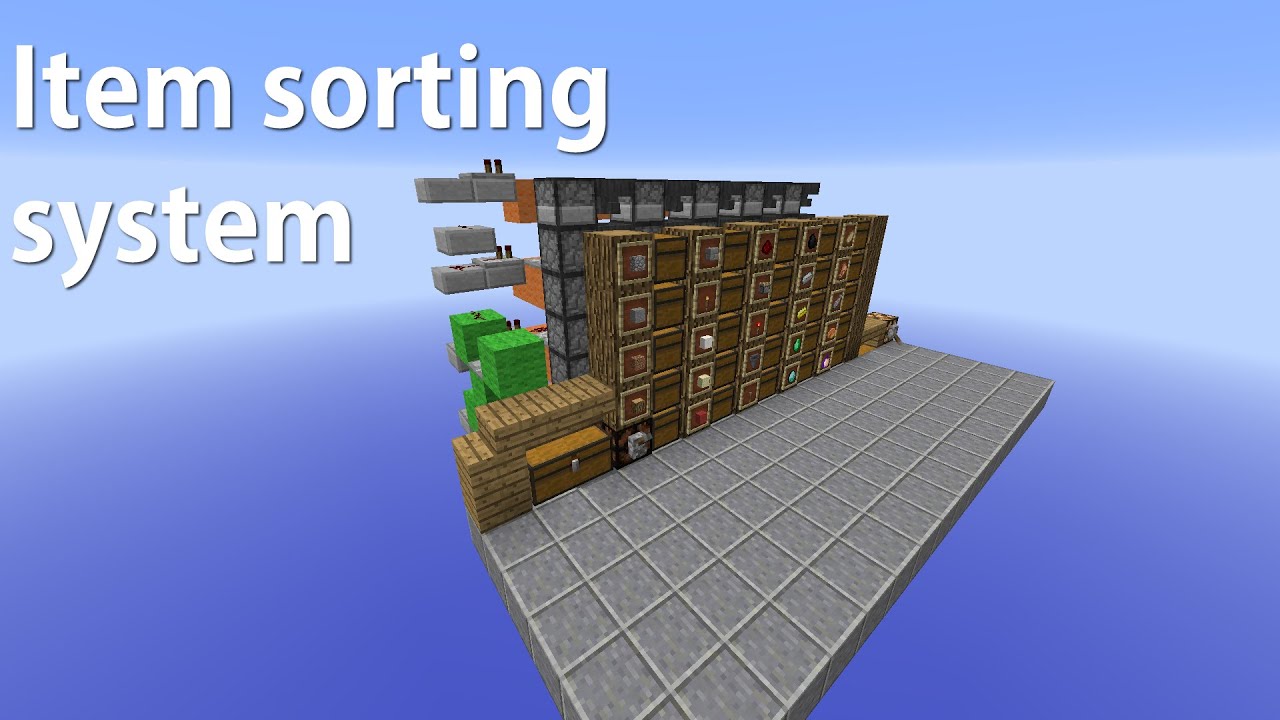 minecraft sorting system