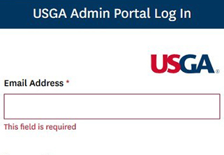 usga admin login