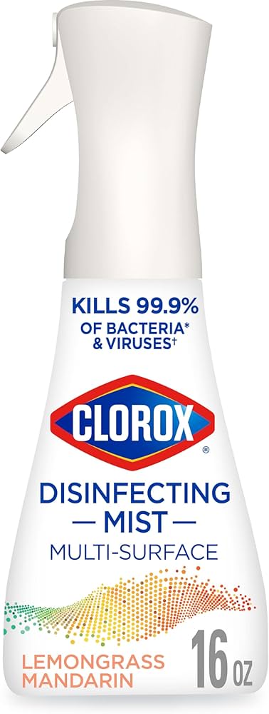 clorox disinfecting mist lemongrass mandarin