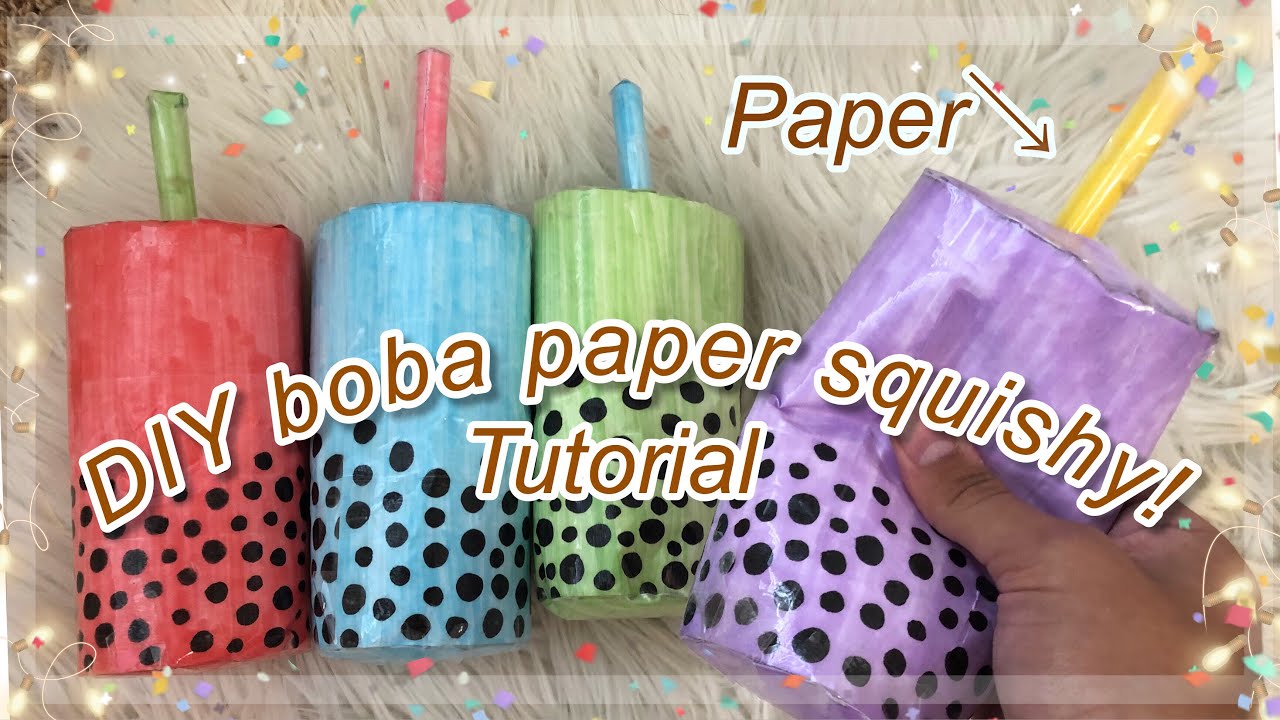 how to make a paper squishy